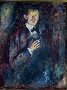 Omakuva savukkeen kanssa (öljy kankaalle) tekijältä Edvard Munch
