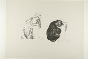 Karhu, Alfalta ja Omegalta tekijältä Edvard Munch