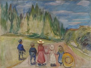 Satujen metsä tekijältä Edvard Munch