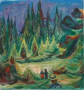 Satujen metsä tekijältä Edvard Munch