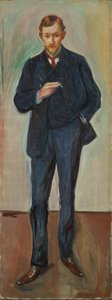 Ranskalainen, Marcel Archinard, n. 1904 (öljy kankaalle) tekijältä Edvard Munch