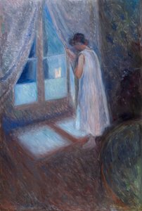 Tyttö ikkunan luona tekijältä Edvard Munch