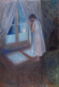Tyttö ikkunan luona tekijältä Edvard Munch