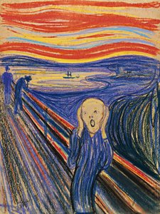 Huuto, 1895 tekijältä Edvard Munch