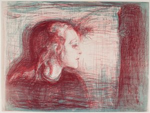 Sairas lapsi I tekijältä Edvard Munch