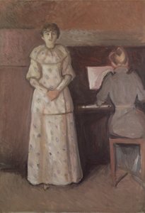 Kaksi sisarta, Ragnhild ja Dagny Juel tekijältä Edvard Munch