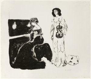 Viulukonsertti tekijältä Edvard Munch