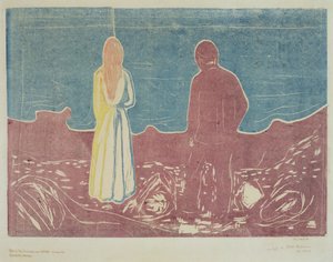 Two People, 1899 (The Lonely Ones) tekijältä Edvard Munch