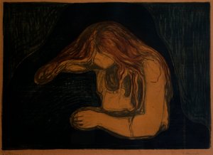 Vampyyri (Vampire II) tekijältä Edvard Munch
