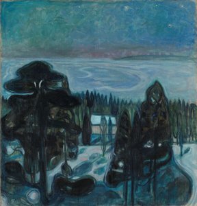 valkoinen yö tekijältä Edvard Munch