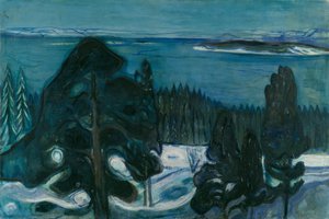 Talvi yö tekijältä Edvard Munch