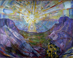 aurinko tekijältä Edvard Munch