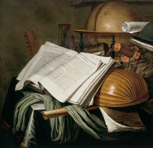 Vanitas asetelma tekijältä Edwaert Colyer or Collier