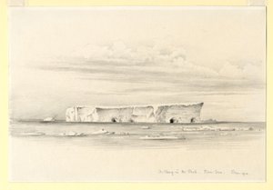 Berg in the Pack, Ross Sea, 1910 tekijältä Edward Adrian Wilson