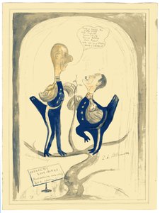 Harry Pennell ja tohtori E.L.A. Atkinson, 1910-12 (wc ja kynä paperille) tekijältä Edward Adrian Wilson