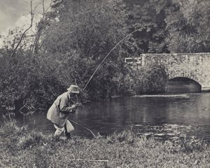 Levertonin sillan alapuolella (s/w-kuva) tekijältä Edward Alfred Barton