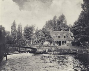Thorney Weir Fishery House (s/w-valokuva)