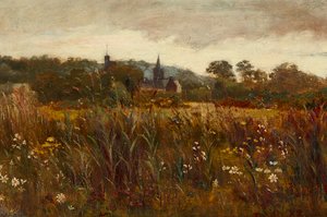 Vilaus Kirkcudbrightista (öljy kankaalle) tekijältä Edward Atkinson Hornel