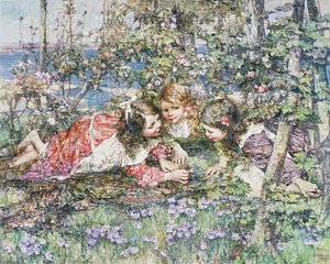 Kesäinen idylli tekijältä Edward Atkinson Hornel