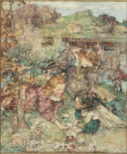Pienet sienenkeräilijät tekijältä Edward Atkinson Hornel