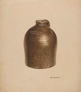 Keramiikkamaitokannu tekijältä Edward Bashaw