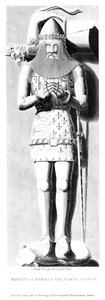Edward Mustan prinssin hahmo 1330-1376, 1824.