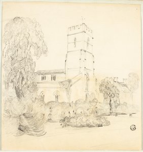 Englanti Country Church tekijältä Edward Blore