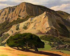 Oaks and Rocks - San Luis Obispo, 1930.