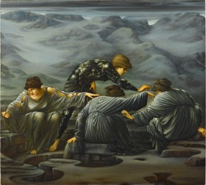 Perseus ja Graiat tekijältä Edward Burne-Jones