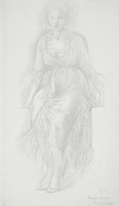 Istuva nainen tekijältä Edward Burne-Jones