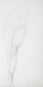 Tutkimus naisten jaloista tekijältä Edward Burne-Jones
