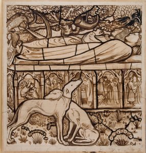 Tristramin ja Iseultin hauta tekijältä Edward Burne Jones