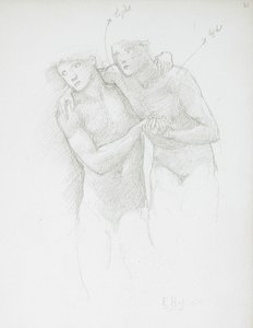 Kaksi alastonta tekijältä Edward Burne-Jones