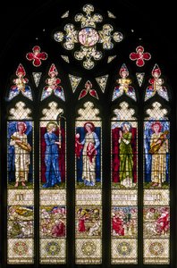 Oxford Harris Manchester College, Morris & Co., Edward Burne-Jones, West Wisndow, 1896 tekijältä Edward Burne Jones