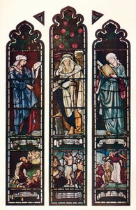 Sibyl Window, Jesus Collegen kappeli, Cambridge, n. 1872 tekijältä Edward Burne Jones