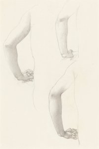 Estudos de um braço e Handsfinnish tekijältä Edward Burne Jones