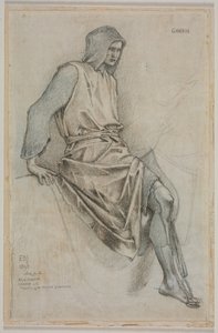 Tutkimus Gawainin epäonnistumisesta Pyhän Graalin kuvakudosista tekijältä Edward Burne Jones