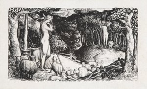 Ihanteellinen pastoraalinen elämä, 1829 tekijältä Edward Calvert