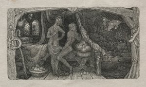 Kammio-idylli, 1829. tekijältä Edward Calvert