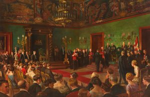 Pyhiinvaellus, 26. maaliskuuta 1926, Royal Victorian Order of St John Investiture jäsen Maltalla tekijältä Edward Caruana Dingli