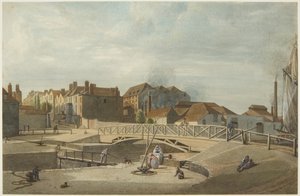 Bathurst Basin (kynä ja akvarelli paperille) tekijältä Edward Cashin
