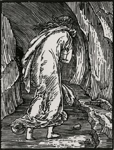 Meneminen helvettiin tekijältä Edward Coley (after) Burne Jones