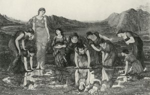 Venuksen peili tekijältä Edward Coley (after) Burne Jones