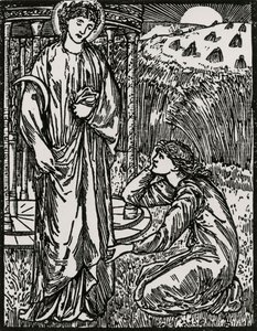 Psyke ja Ceres tekijältä Edward Coley (after) Burne Jones