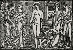 Venuksen tuomioistuin tekijältä Edward Coley (after) Burne Jones