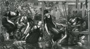 Garden Court, Briar Rose -sarjasta tekijältä Edward Coley (after) Burne Jones