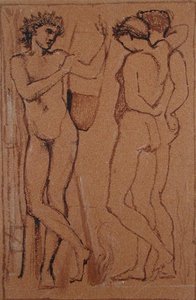 Hymenaeus (hiili paperille) tekijältä Edward Coley Burne Jones