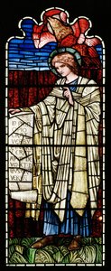 Ashton Under Lyne, Albion Congregational Church, Morris & Co., Edward Burne-Jones, St Matthew, 1896 tekijältä Edward Burne Jones