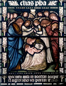 Birmingham, St Martin In The Bull Ring, Morris & Co., Edward Burne-Jones, The Nativity, 1876. tekijältä Edward Burne Jones