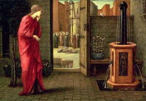 Huonekalut ja erilaiset esineet 1100- ja 1300-luvuilta tekijältä Edward Burne Jones